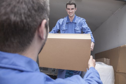 Office relocation team planning a business move in Borough