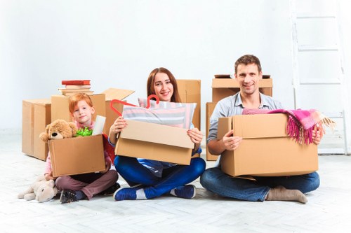 Office removal team planning a commercial move in Borough