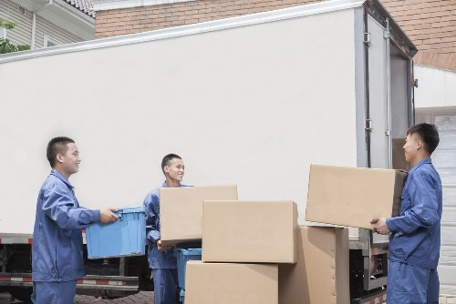 Careful handling of household furniture during a local move