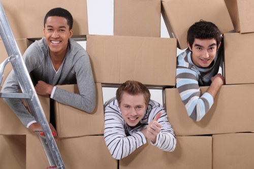 Local office removals team handling access challenges in Borough
