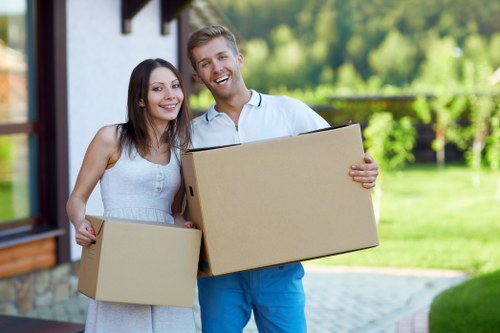 Man with a van service concept in Borough for local moving support