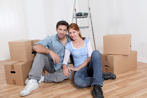 Local team collecting bulky furniture in Borough streets