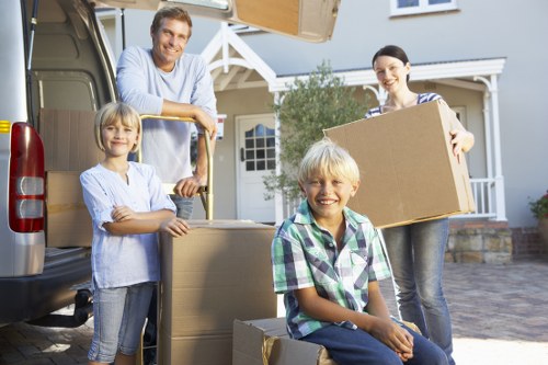 Local moving van helping with access challenges in Borough
