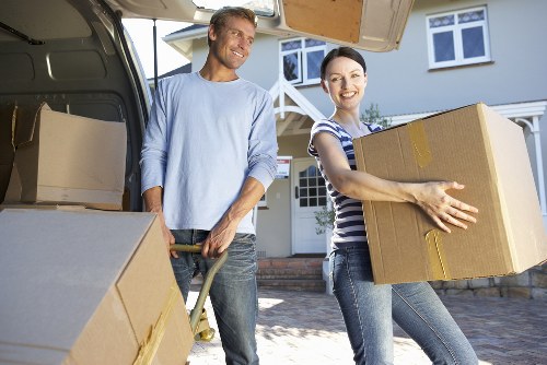 Packing and loading items for a Borough house move