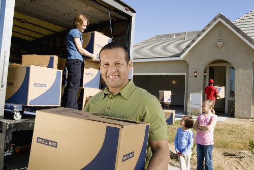 Professional movers handling residential and office items in Borough